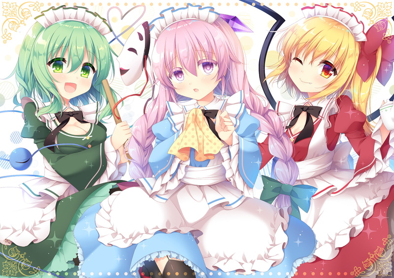 Hata No Kokoro, 1080P, Anime, Koishi Komeiji, Touhou, Flandre Scarlet ...