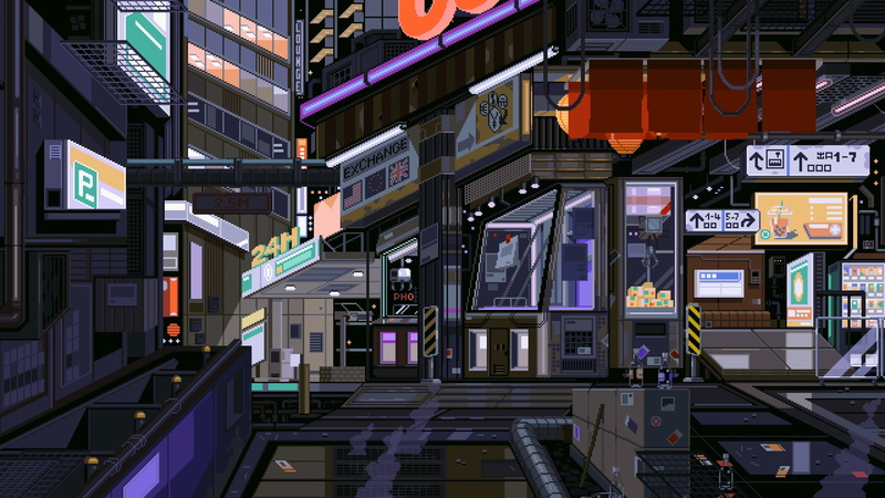night, cyberpunk, pixel art, waneella, city, 2K
