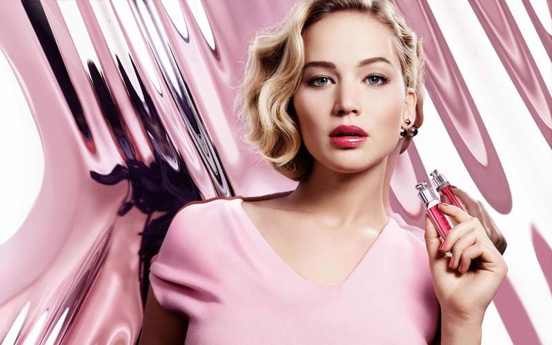 model, blonde, background, 5K, makeup, advertising, hairstyle, perfume, actress, Jennifer Lawrence