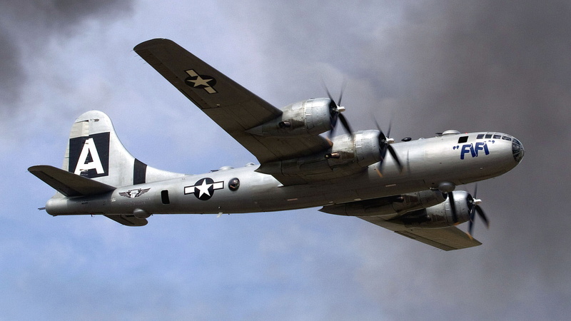 military, bomber, fifi, 1080P, war, world, aircraft, warbird, b 29, superfortress, boeing