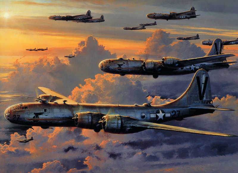 fighter plane, The second world war, figure, the sky, cloud - sky, fighter, flying, motion, mode of transportation, military airplane, day, on the move