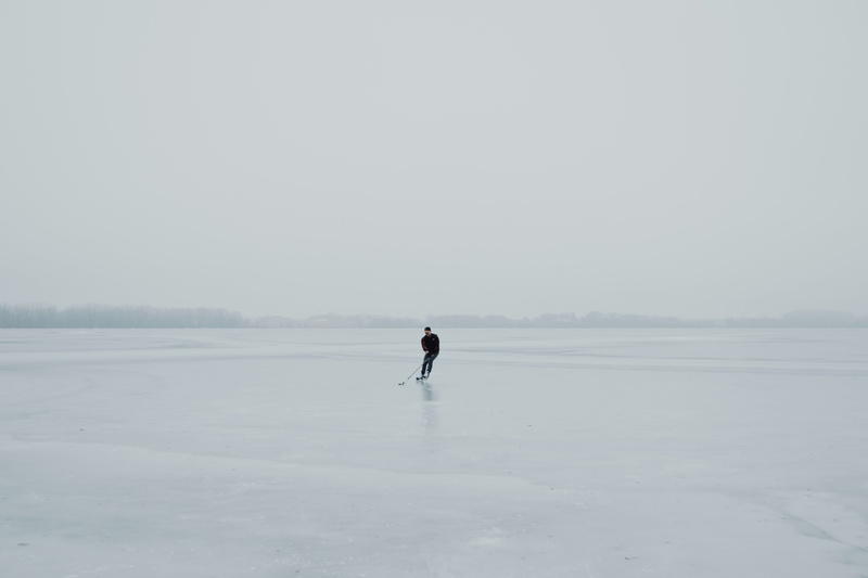 sports, person, warm clothing, winter sport, skate, outdoors, winter, ice skating, frozen, hockey, ice-skating, flooring, human, lake, water, day, real people