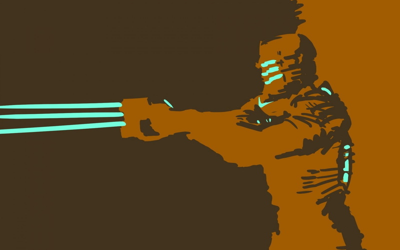 holding, one Person, human hand, night, rifle, illustration, adult, man, silhouette, copy space, gun, isaac clarke, lighting equipment, armed Forces, arts culture and entertainment