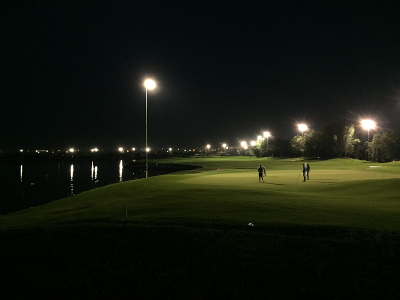 ras al-khaimah, street light, street, leisure activity, golfing, people, outdoors, nature, united arab emirates, real people, human limb, sport, standing