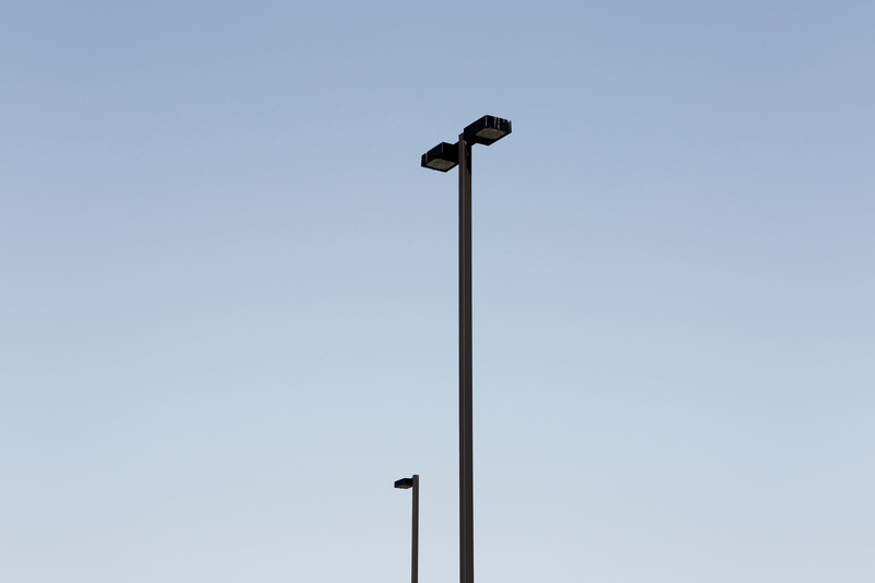 vertebrate, bird, technology, daytime, copy space, electrical equipment, low angle view, lighting equipment, blue, silhouette, perching, outdoors, metal