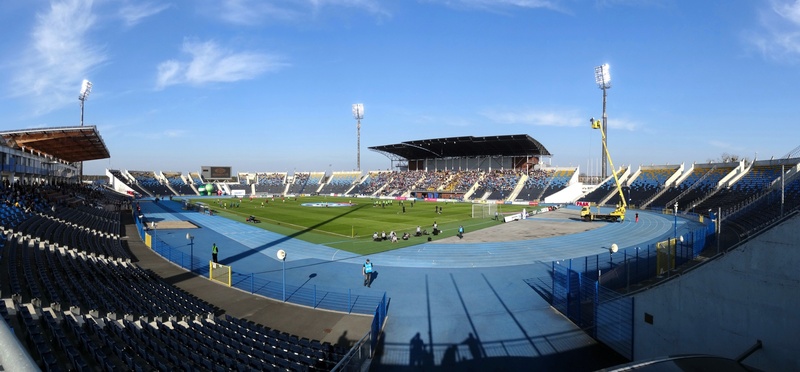 competition, venue, built structure, arts culture and entertainment, nature, 1080P, sky, stage, bleachers, sport, american football - sport, spectator