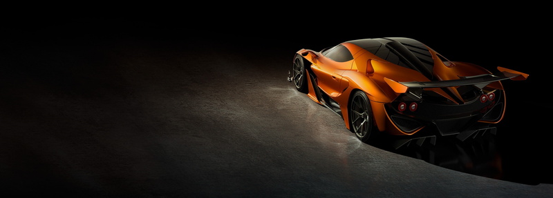4K, vehicle, spotlights, car