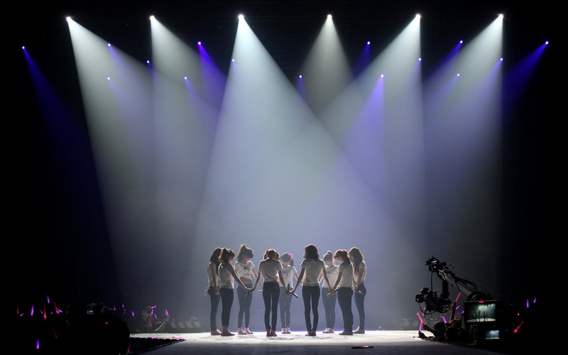 music, stage light, 720P, K-pop, performing arts event, stage, real people, Girls Generation, concert, event, music festival, group of people, crowd, nightlife