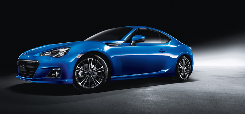 tire, wealth, racecar, shape, blue, shiny, land vehicle, studio shot, sports car, Subaru BRZ, transportation, mode of transportation, car, vehicle, simple background
