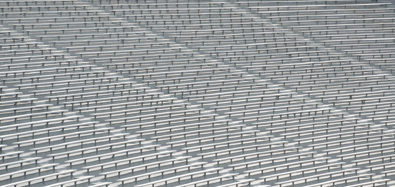 pattern, full frame, backgrounds, 4K, football, Recreational, concert, concrete, grandstand, architecture, chair, sit, building exterior, spectator, outdoors