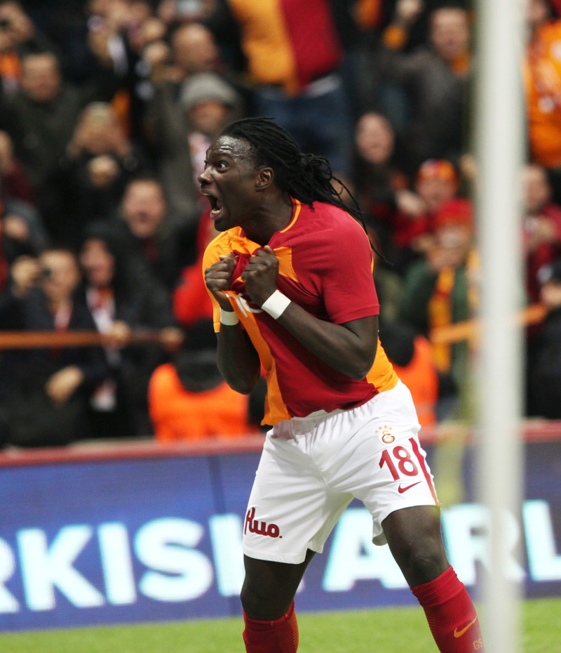 bafetimbi gomis, young adult, time attack series, men, spectator, sports, standing, lion, 2K, looking, scorer, yellow-red, gomis, turk telekom, clothing