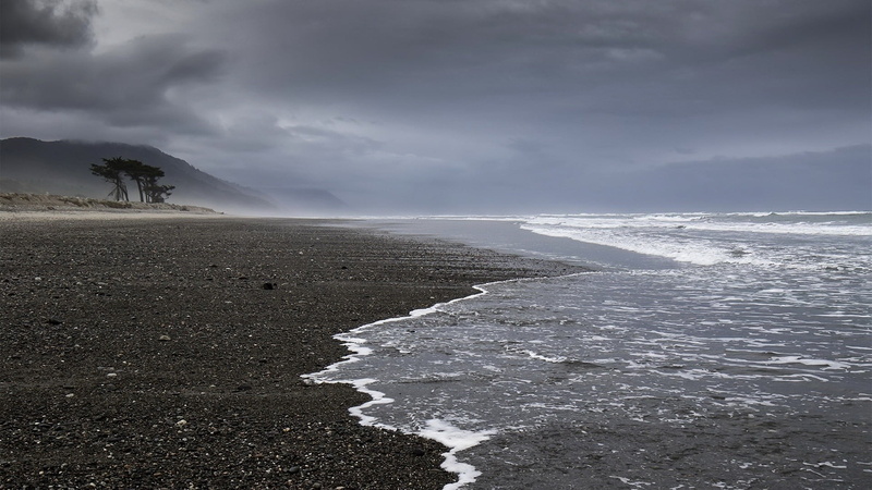 environment, beauty in nature, nature, 1080P, land, no people, wave, body, sea, storm, cloud - sky, power in nature, water, sky, beach, travel destinations