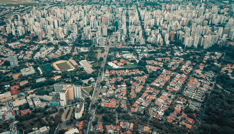 day, full frame, townscape, settlement, building, cityscape, nature, view, 4K, architecture, house, built structure, aerial view, crowded, travel, high angle view