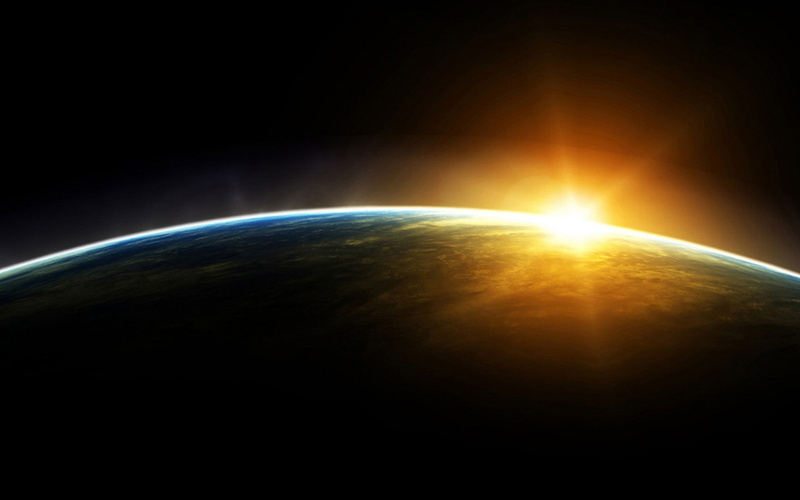 copy space, sunrise - dawn, 1080P, sunbeam, sun, lens flare, nature, outdoors, dark, astronomy, planet - space, environment, black background, light - natural phenomenon