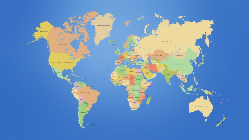 1080P, country, hd, world, worldmap, sea