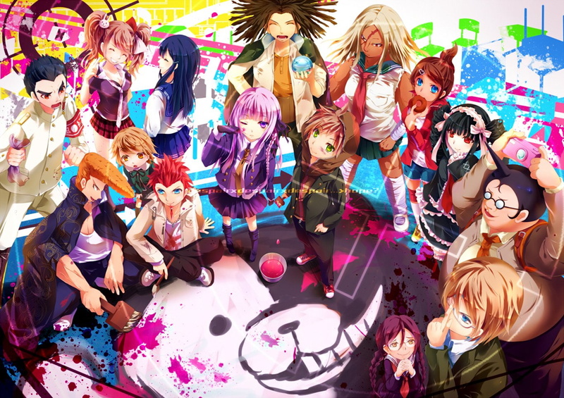 Sayaka Maizono, 720P, Danganronpa, Hifumi Yamada, Leon Kuwata, Kiyotaka Ishimaru, Kyōko Kirigiri, Tōko Fukawa, Celestia Ludenberg, Junko Enoshima, Yasuhiro Hagakure