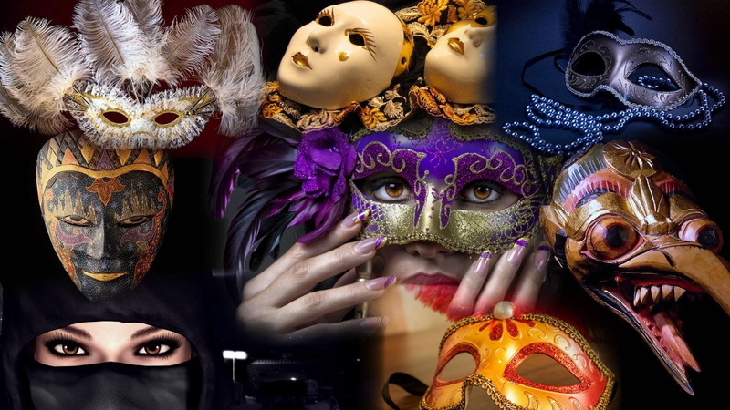 abstract, ego, collage, 720P, alter, masks