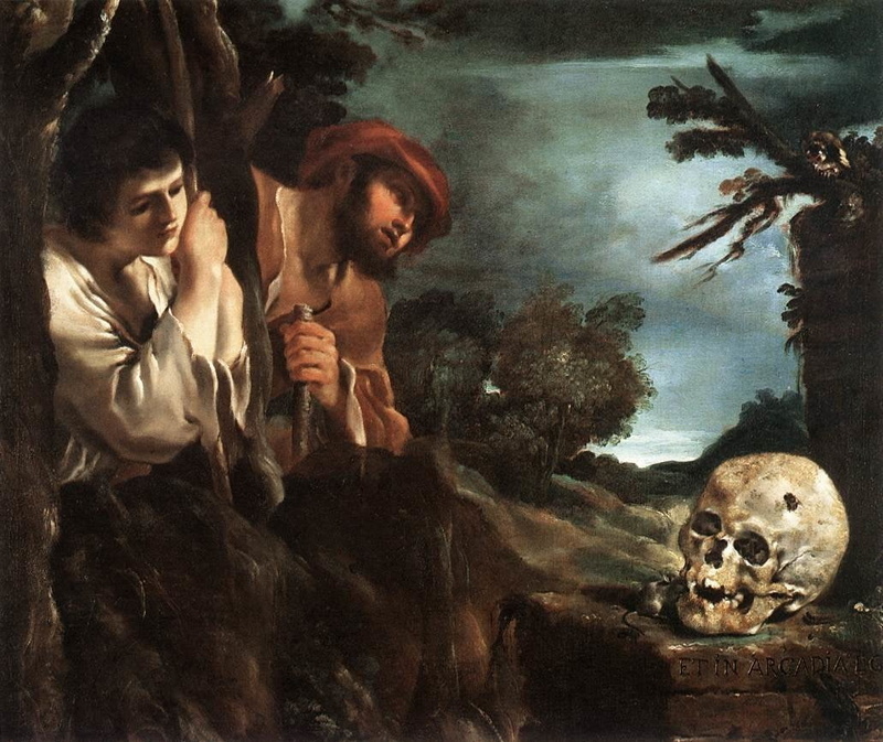 Et in Arcadia ego, Artistic, Painting, 480P, Alone