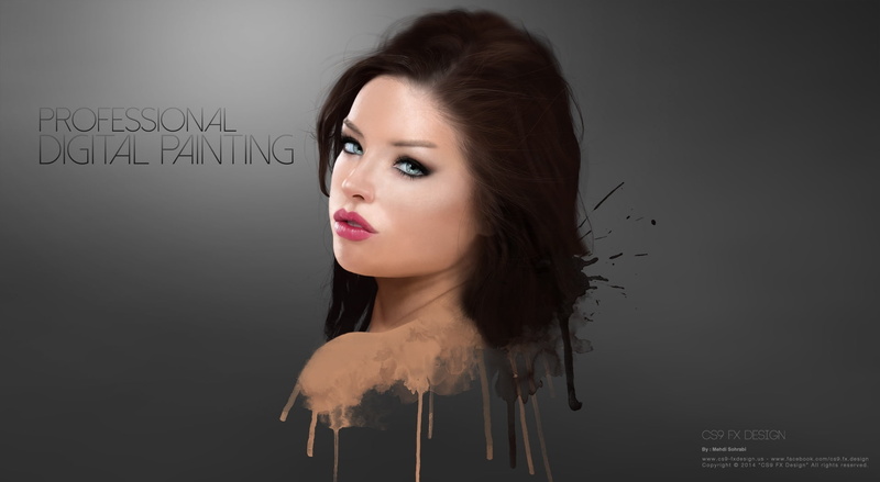 beautiful woman, women, cs, realism, cs9, text, hairstyle, design, realistic, indoors, fx, black background, 1080P, Aero, painting, gray, Creative, young adult