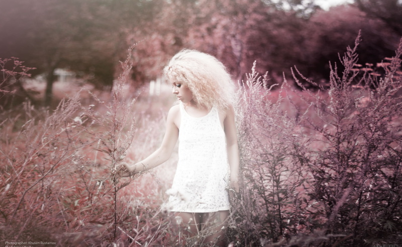 2K, Girls, Style, plant, angel, tank, forest, dress, top, art, beautiful woman, Flower, standing, bush, nature, young adult, production, outdoors, three quarter length