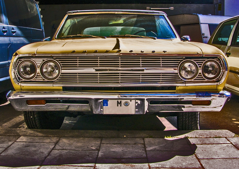 car, land Vehicle, cabriolet, front view, classic, us car, cars, the past, muscle car, headlight, old, stationary, vintage, chevelle, transportation, mode of Transport