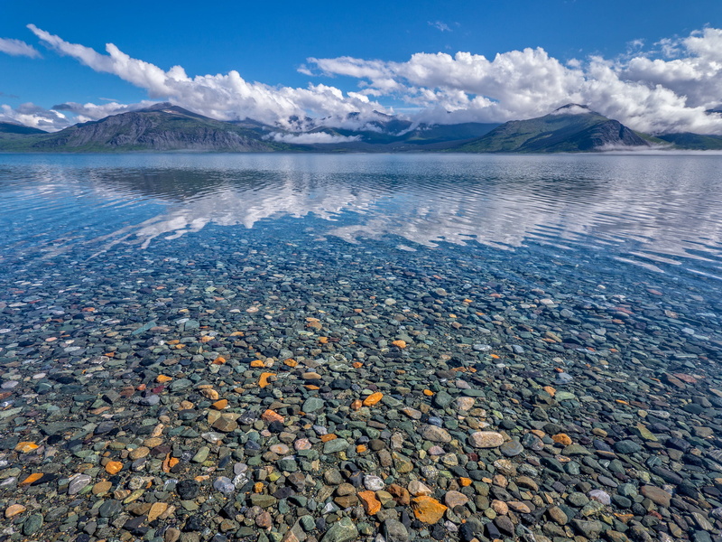 lake Clean, scenics - nature, 1080P, paint, tranquil scene, beauty in nature, cloud - sky, Yukon territory, snowcapped mountain, environment, solid, mountains