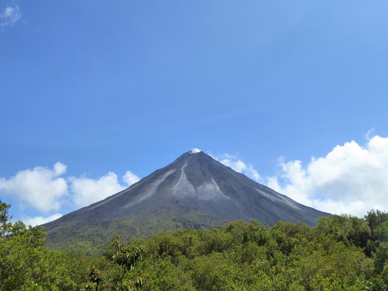 tranquil scene, 4K, tranquility, beauty in nature, volcano, land, costa rica, environment, landscape, national park, day, tree, central america, non-urban scene