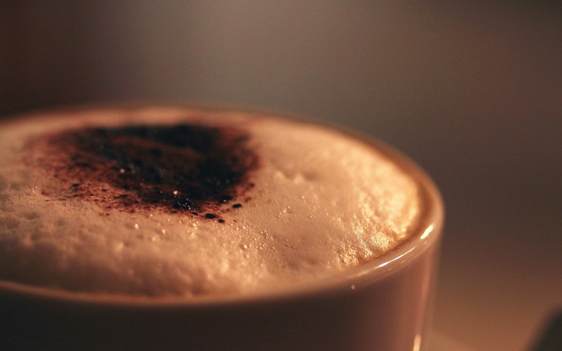 ceramic, cappuccino, white, 1080P, crockery, refreshment, cup, photography, mug, coffee - drink, glass, selective focus, latte, temptation, focus on foreground