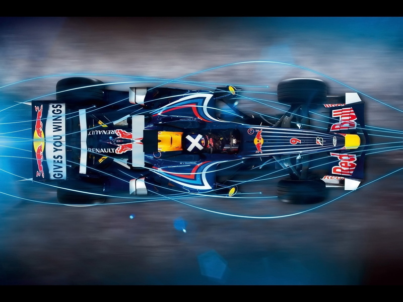 Red, f, Car, F1, Bull, Blue, Light, 1080P