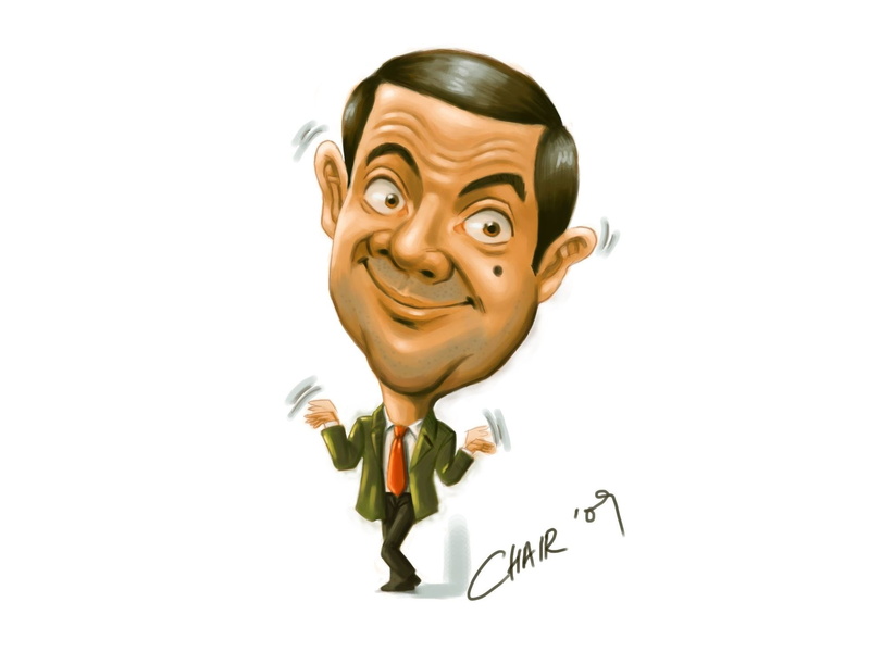 studio shot, people, Mr. Bean, indoors, cut out, celebration, Rowan Atkinson, portrait, facial expression, representation, art and craft, Mr Bean, childhood