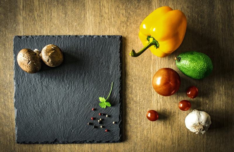 spice, no people, pimienta, ajo, aguacate, perejil, alimentos, healthy eating, champiñones, raw food, fruit, onion, table, saludable, pimiento, tomates