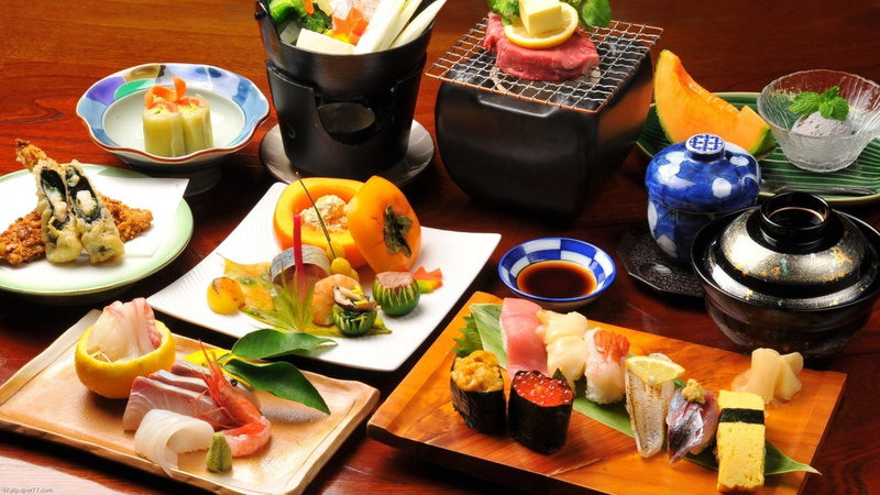 1080P, comida, pescado, japonesa, sushi, tipica, crudo