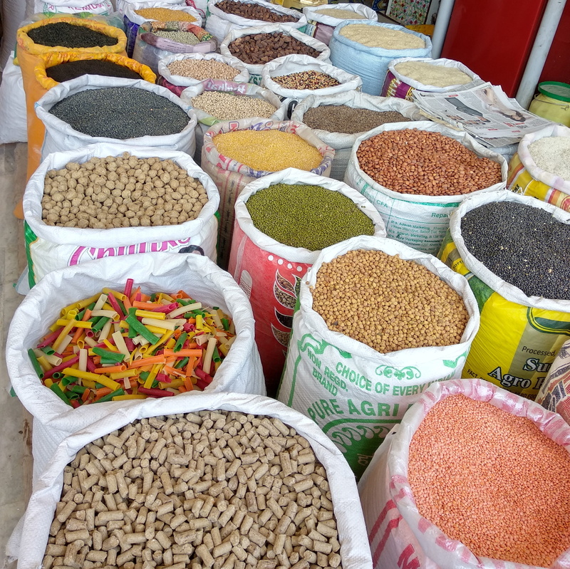 plant, herb, cereals, for sale, pecan, lentil, indian, rug, pulses, indian spices, in a row, variation, retail display, no people, order, food and drink