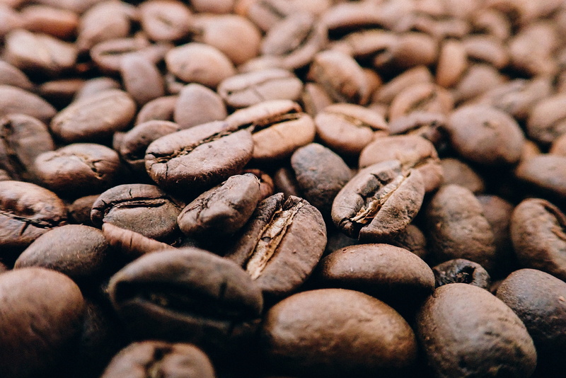 produce, bean, grain, food and drink, heap, pile, cup, abundance, roasted coffee bean, nut, beans, cocoa, coffee cup, still life, large group of objects