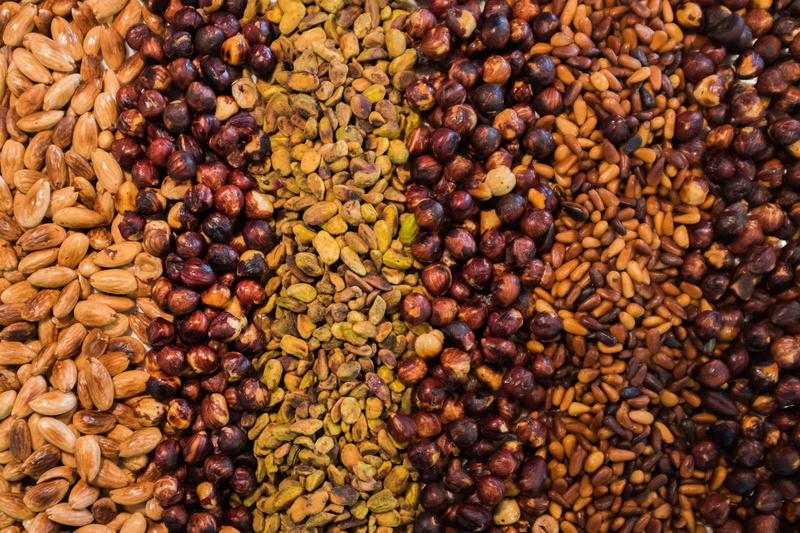 nuts, bazaar, healthy eating, lot, nature, lentil, no people, almond, still life, retail, freshness, vegetation, choice, diet, nut - food, pine, hazelnut