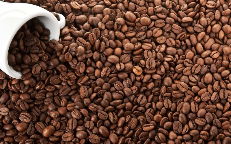 roasted, coffee Bean, still life, white, caffeine, backgrounds, pattern ...