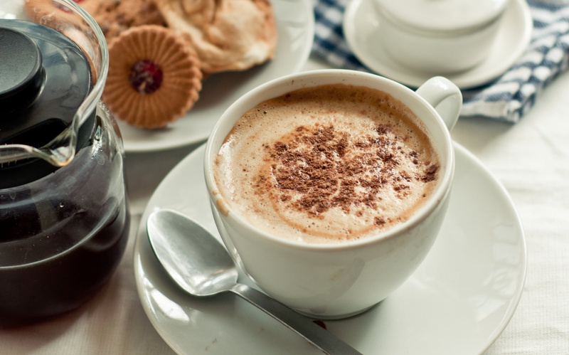 cinnamon, caffeine, coffee - Drink, cafe, cookies, saucer, coffee Cup, spoon, refreshment, table, cup, coffee, crockery, field, freshness, still life, close-up
