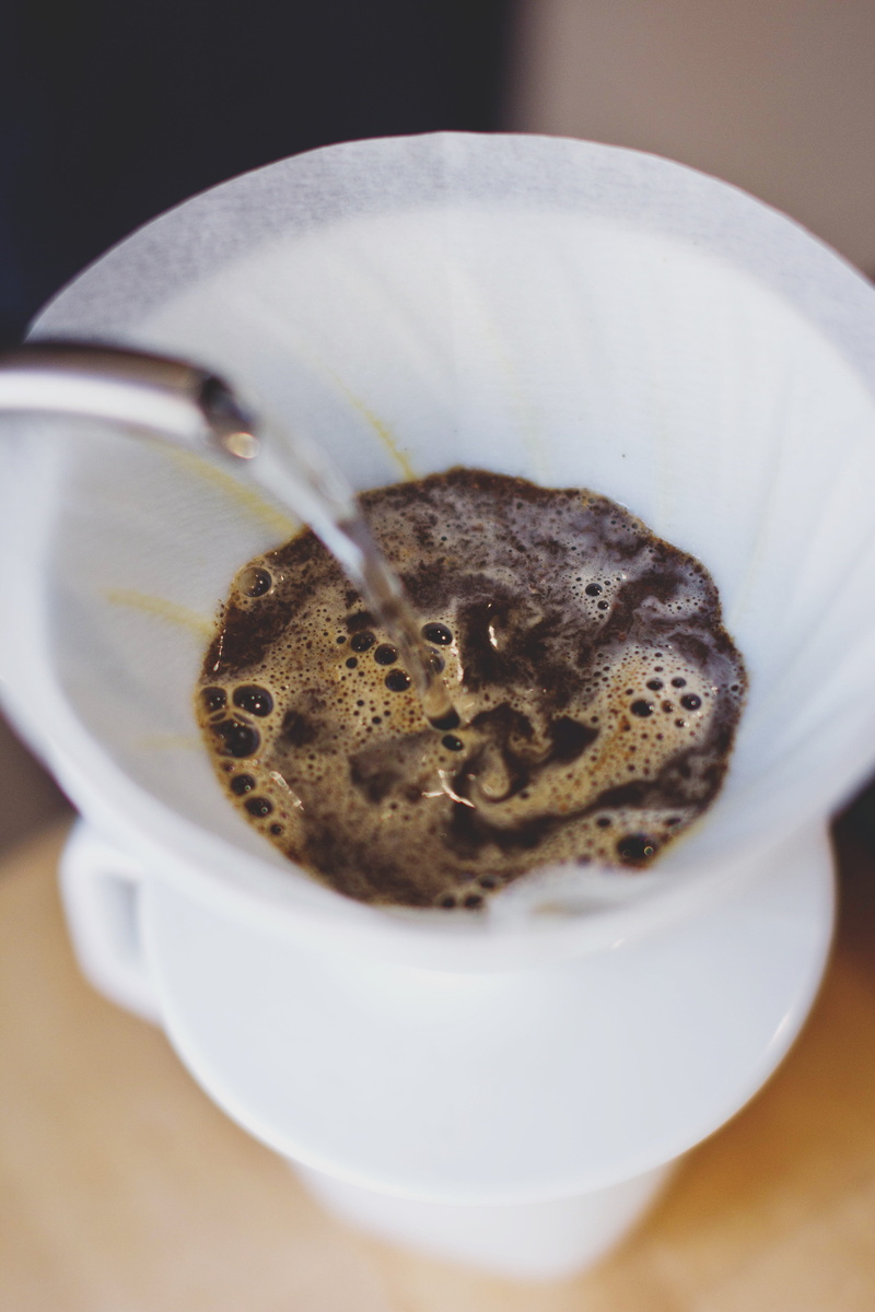 cafe, 5K, coffee cup, drink, freshness, mug, drinks, still life, coffee, v60, pouring, high angle view, dripper, close-up, table, temptation, ready-to-eat