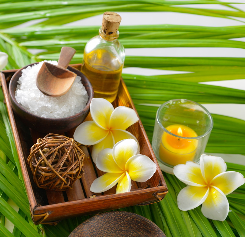 salt, plumeria, zen, oil, 4K, spa
