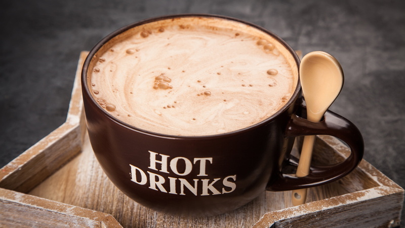 refreshment, cafe au lait, drink, food and drink, white coffee, latte, coffee cup, cafe, crockery, frothy drink, 4K, freshness, table, heat - temperature
