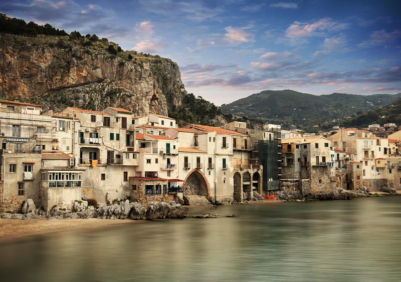 near, travel, cloud - sky, town, costa, building exterior, holidays, sunset, architecture, outdoors, sea, sicily, house, cityscape, no people, water, 5K