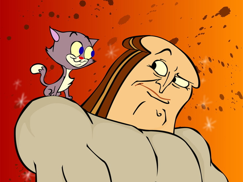 480P, man, ren, and, stimpy, toast, hd, cartoon/comic, powdered