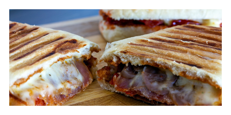 lunch, meat, panini, cutting board, closeup, bread, cheese, food, photography, toast, spices, wooden surface, food crumbs, 5K