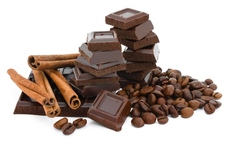 3d and abstract, coffee beans, 1080P, chocolate, sweet, coffee, cinnamon, dark chocolate