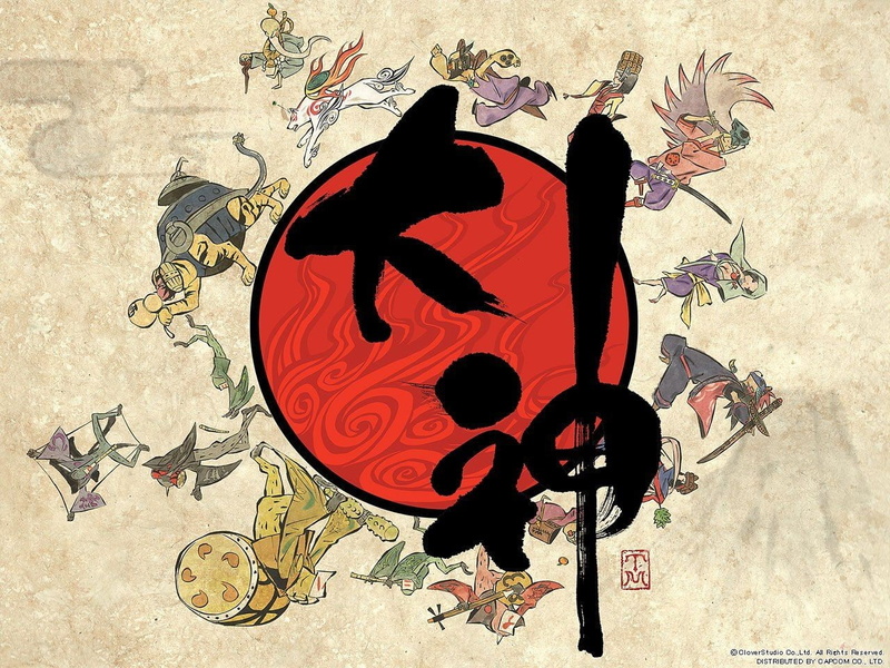 art and craft, architecture, sunlight, representation, Okami, floral pattern, the past, male likeness, animal, animal representation, text, 720P, video games