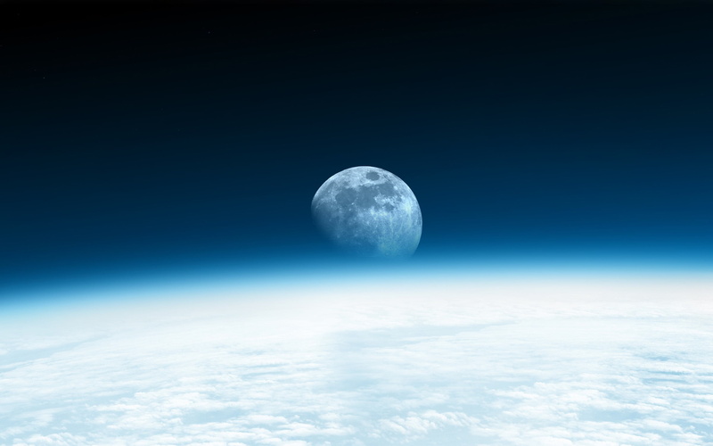 planet - space, planet earth, cloud - sky, idyllic, outdoors, tranquility, Earth, blue, sky, night, copy space, space, astronomy, beauty in nature, planetary moon