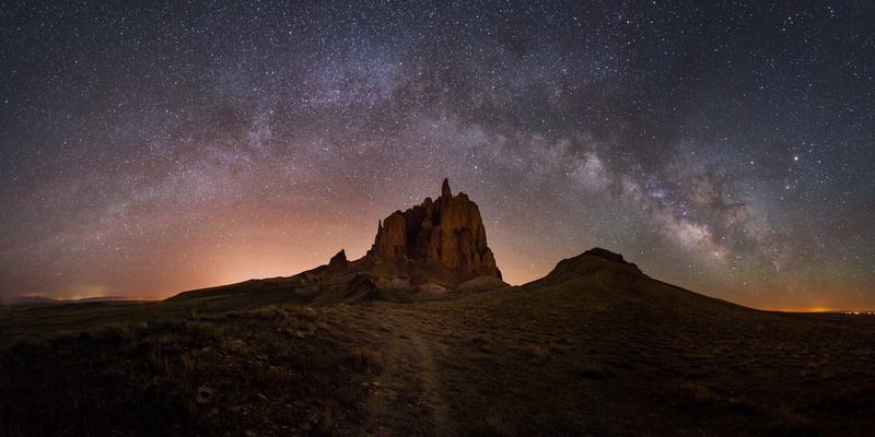 720P, space, photography, landscape, path, nature, stars, mountains