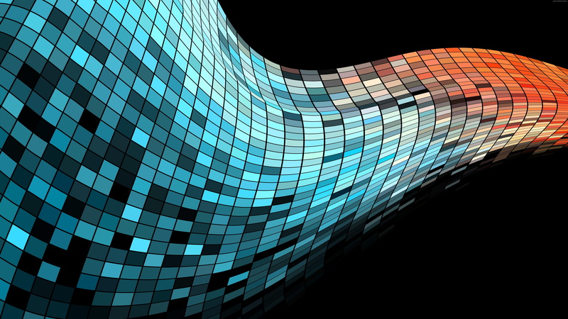 digital art, abstract art, colors, wave, 8k uhd, 8k, 8K, fractal art, graphics, illustration, pattern