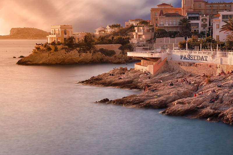 beach, nature, rivages, france, prado, panoramic, calanques, sea, provence, marseille, corniche, plage, panorama, 720P