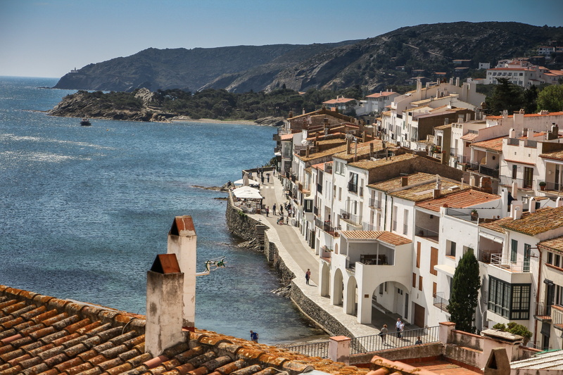vacations, sky, outdoors, built structure, costa brava, building, coastline, nature, balcony, europe, barcelona, peace, seashore, mediterranean Sea, mountain